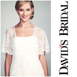 David's Bridal Lace Ballerina Jacket